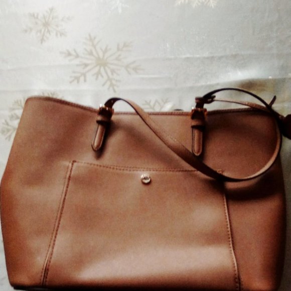 Brand New Michael Korrs Large Brown Bag Never Used - Picture 3 of 4